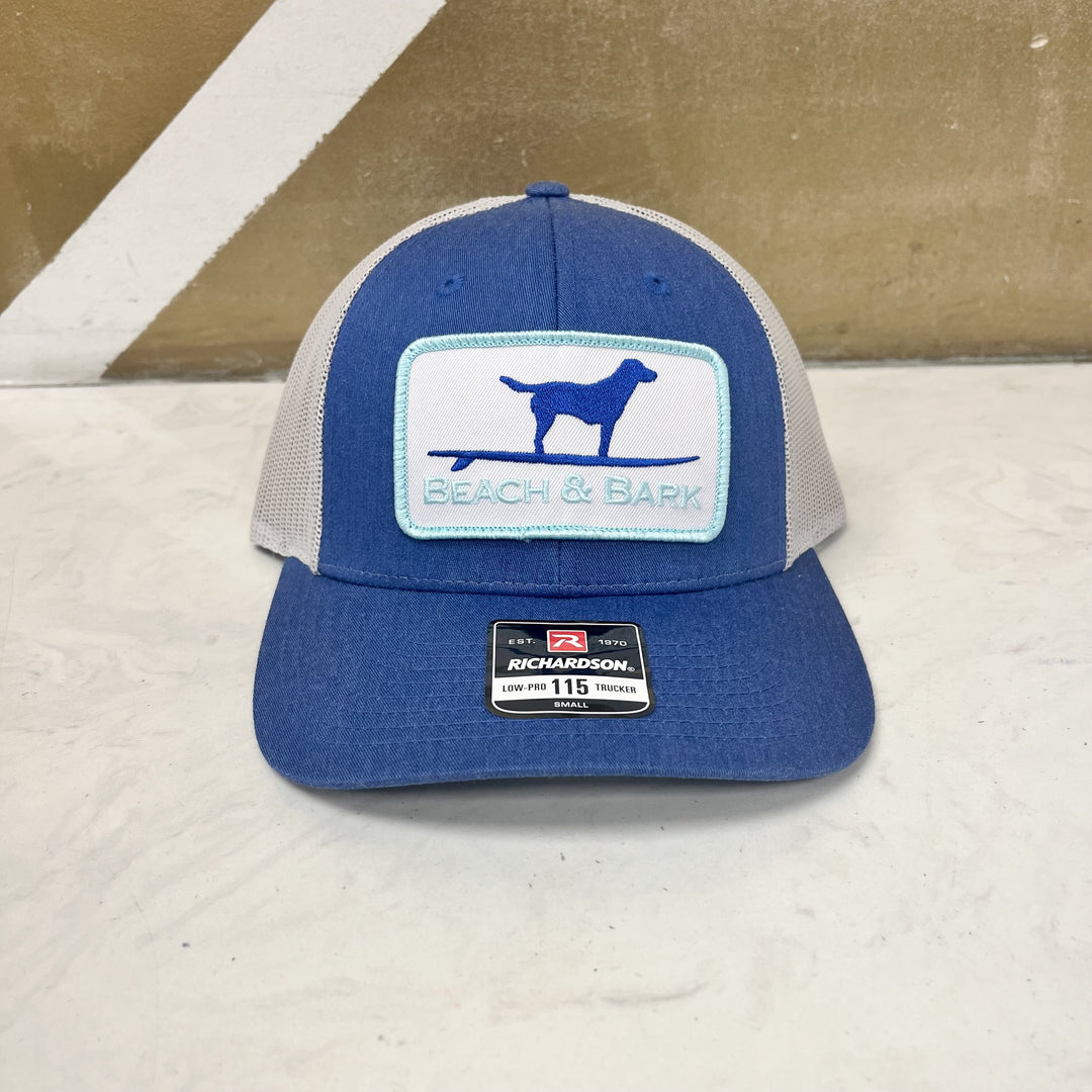 Kids Beach & Bark Snapback Hat- Royal Blue/ Grey