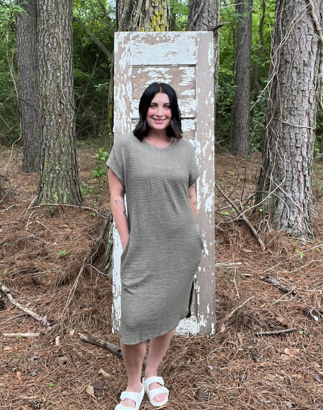 ONLINE EXCLUSIVE Jungle Green Midi Dress