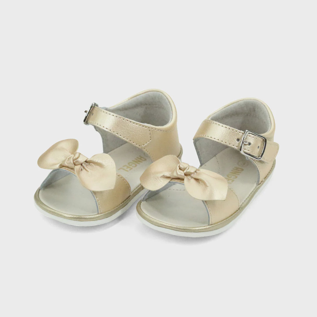 L'Amour Jolie Bow Sandal - Champagne