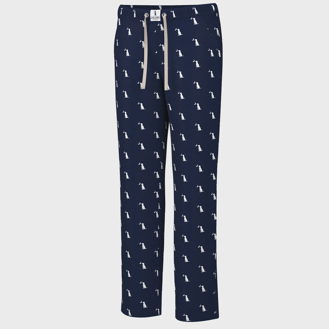 Local Boy Outfitters Navy Dog & Moon Pajama Pant