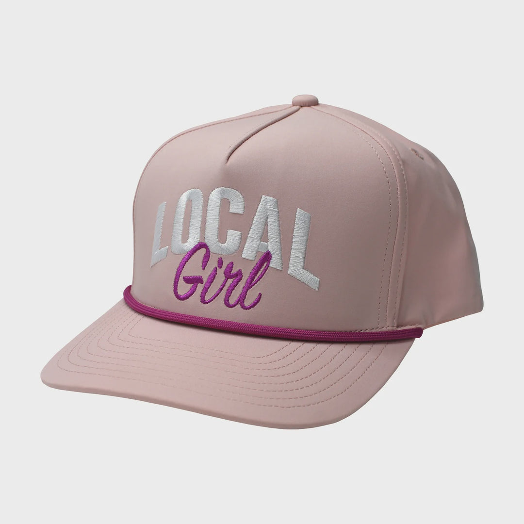 Local Girl Outfitters LG Simply Local Rope Hat- Light Pink