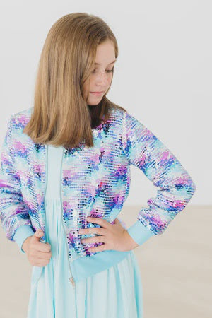 Mila and Rose Mermaid Flip Sequin Jacket