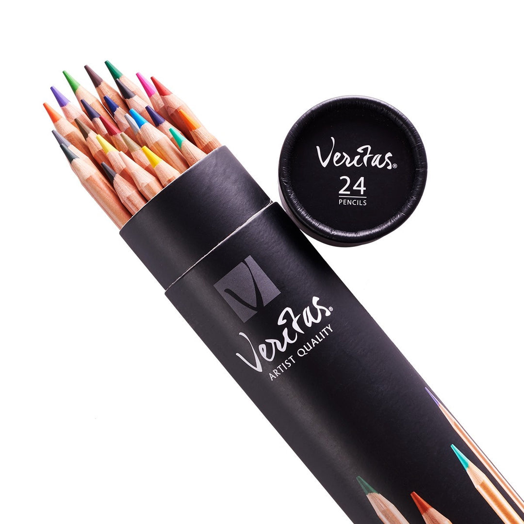 Christian Art Gifts Veritas Coloring Pencils Set of 24
