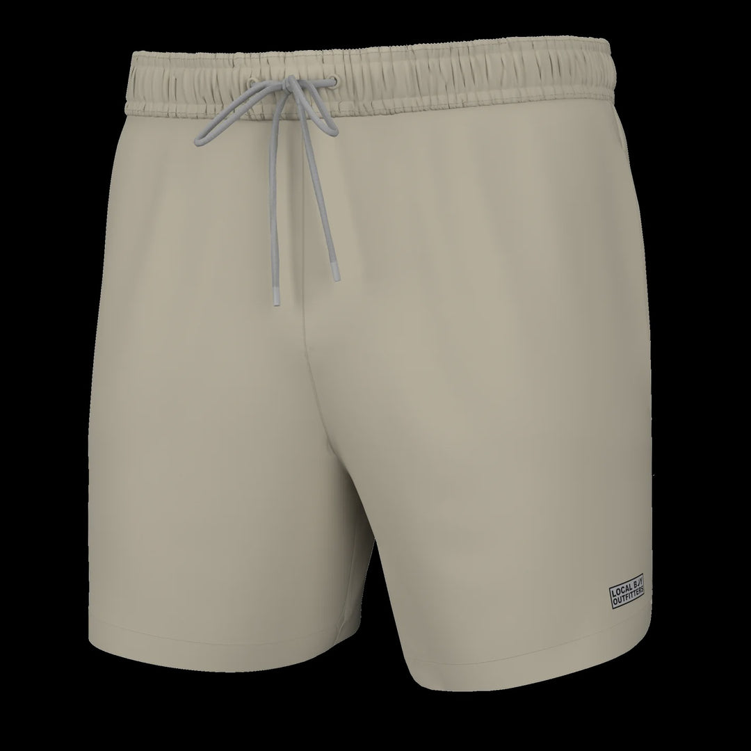 Local Boy Outfitters Khaki Bayview Swim Trunk