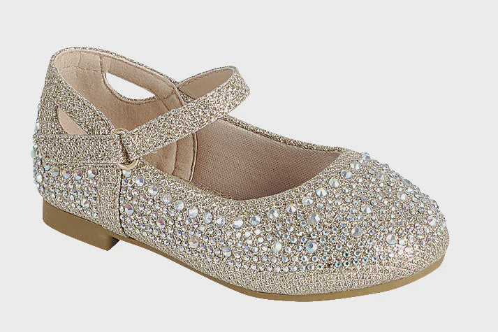 Forever Link Comfort Sabina Toddler Shoes- Champange