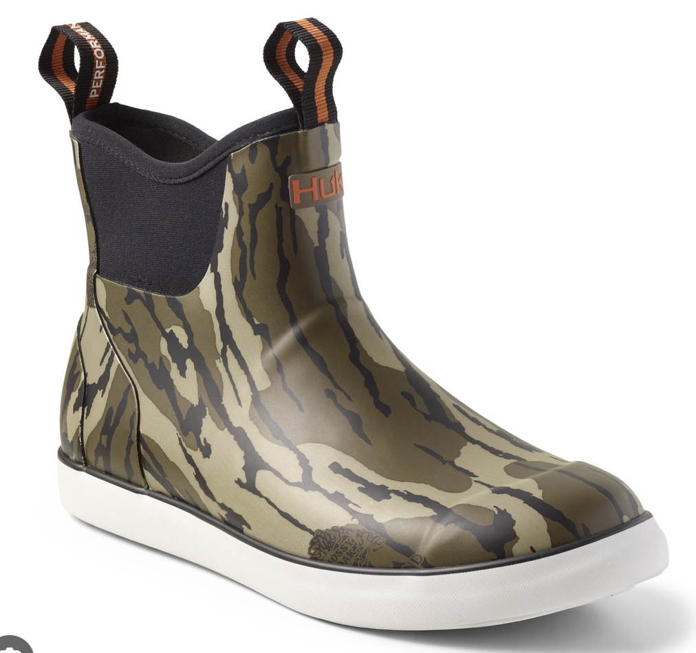 Huk Rogue Wave Camo Mossy Oak Bottomland with Orange Tab