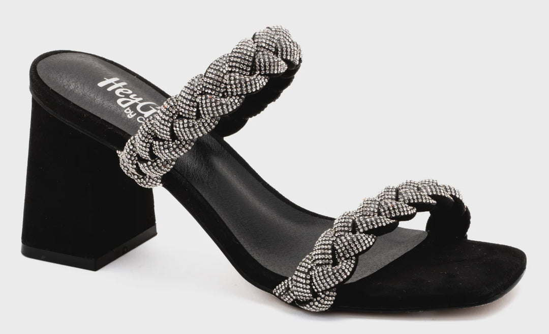 Corkys Black French Kiss Wedges