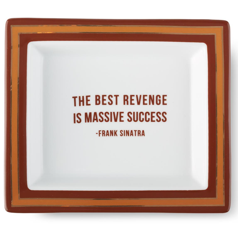 Two's Company Wise Sayings Gentlemen's Desk Tray- Frank Sinatra