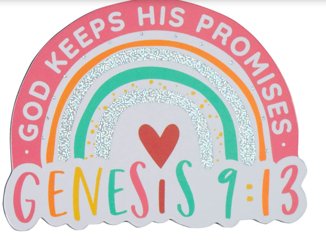 Christian Art God Keeps His Promises Magnet - Genesis 9:13