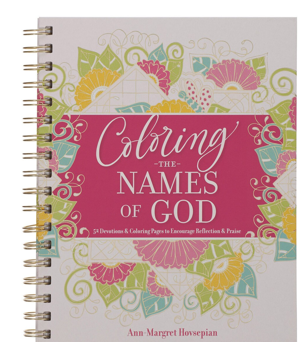 Christian Art Coloring the Names of God Coloring Devotional