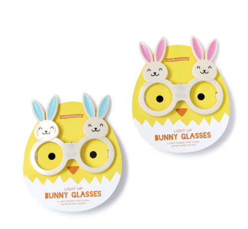 Two's Company Light Up Bunny Novelty Glasses
