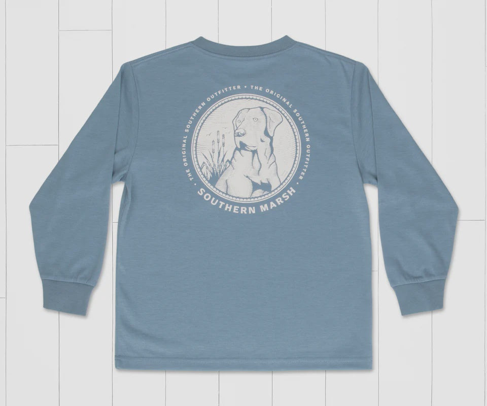 Southern Marsh Youth FieldTec Comfort Engraved Outfitter Long Sleeve Tee