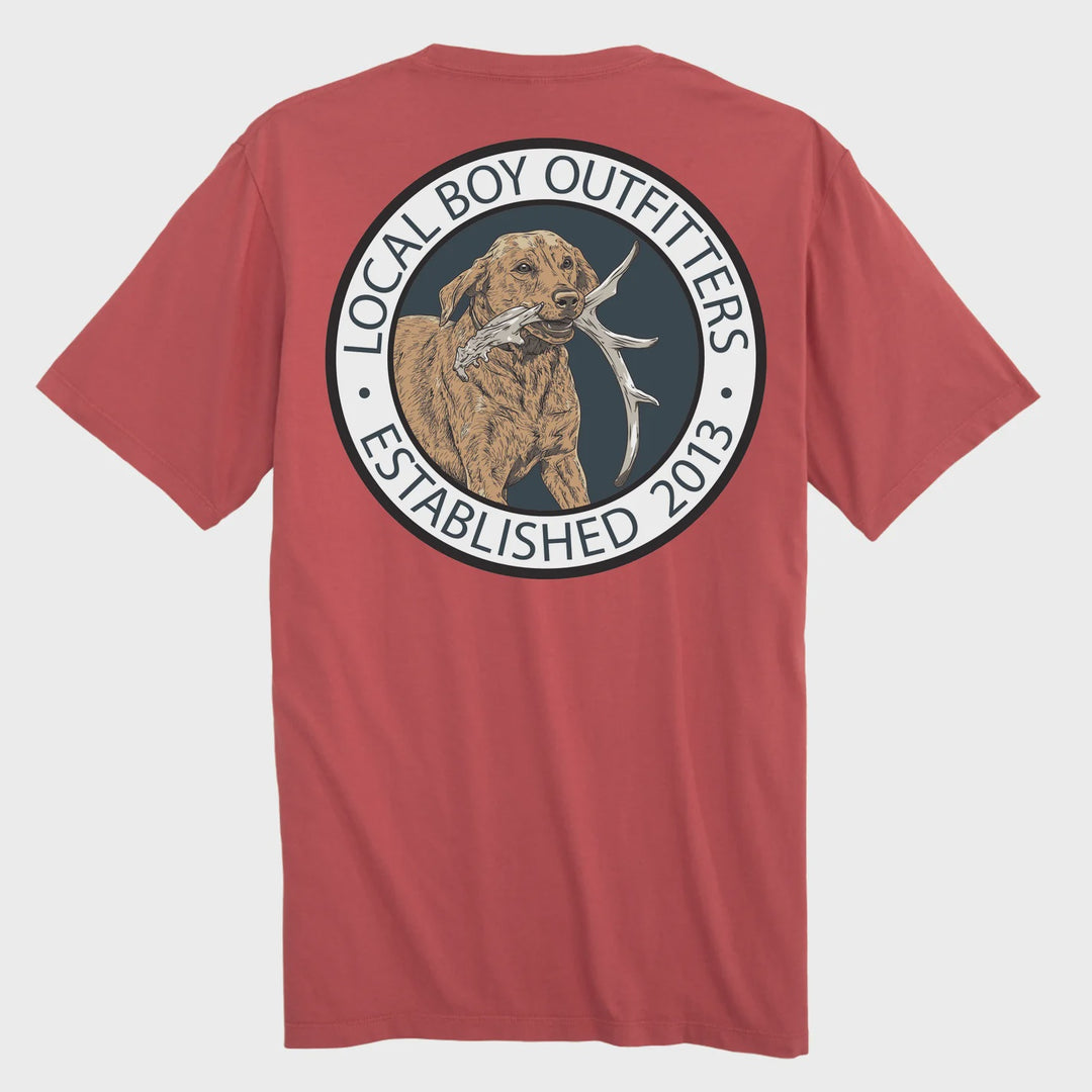 Local Boy Outfitters Brick Youth Antler Retrieve T-Shirt