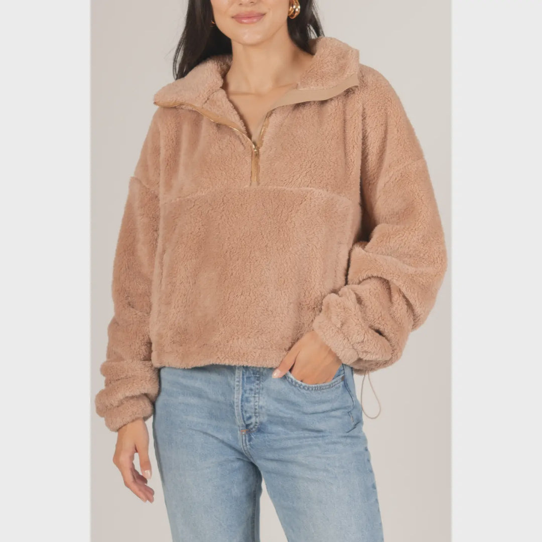 Before You Soft Fleece Quarter Zip Pullover