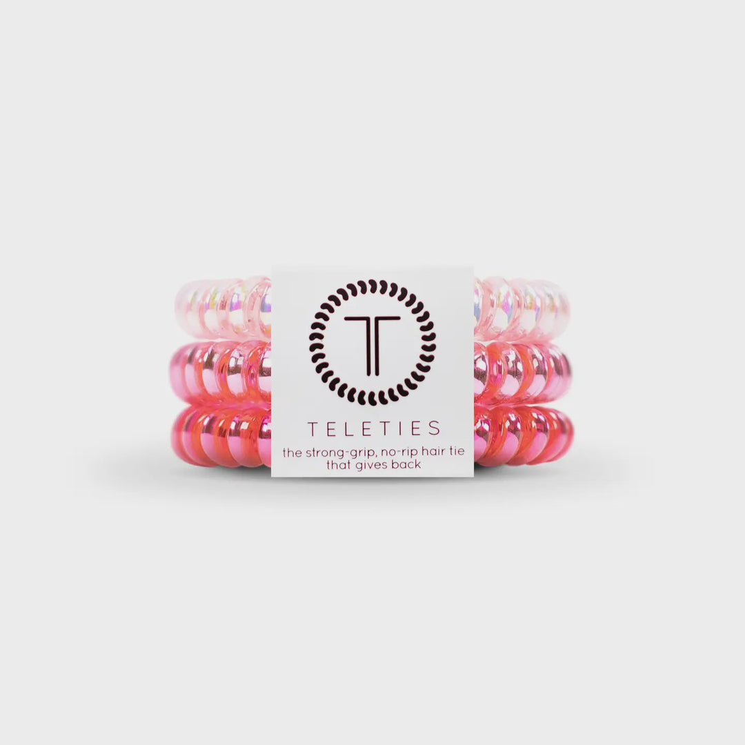 Teleties Think Pink Small Hair Ties