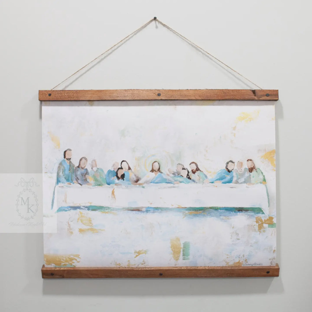 Mackenzie Kissel Art  'Last Supper' Hanging Canvas Print