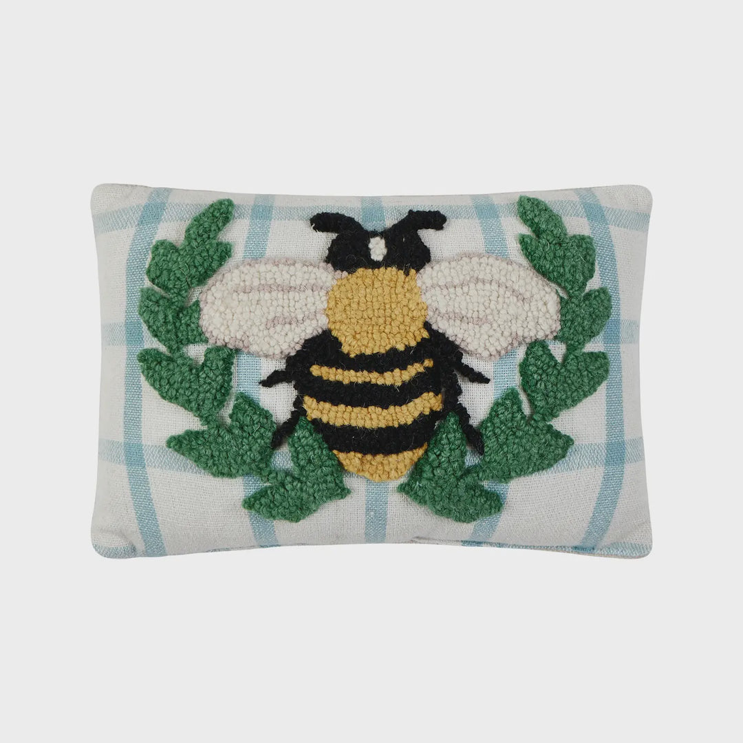 Peking Handicraft Bee Wreath Hook Pillow