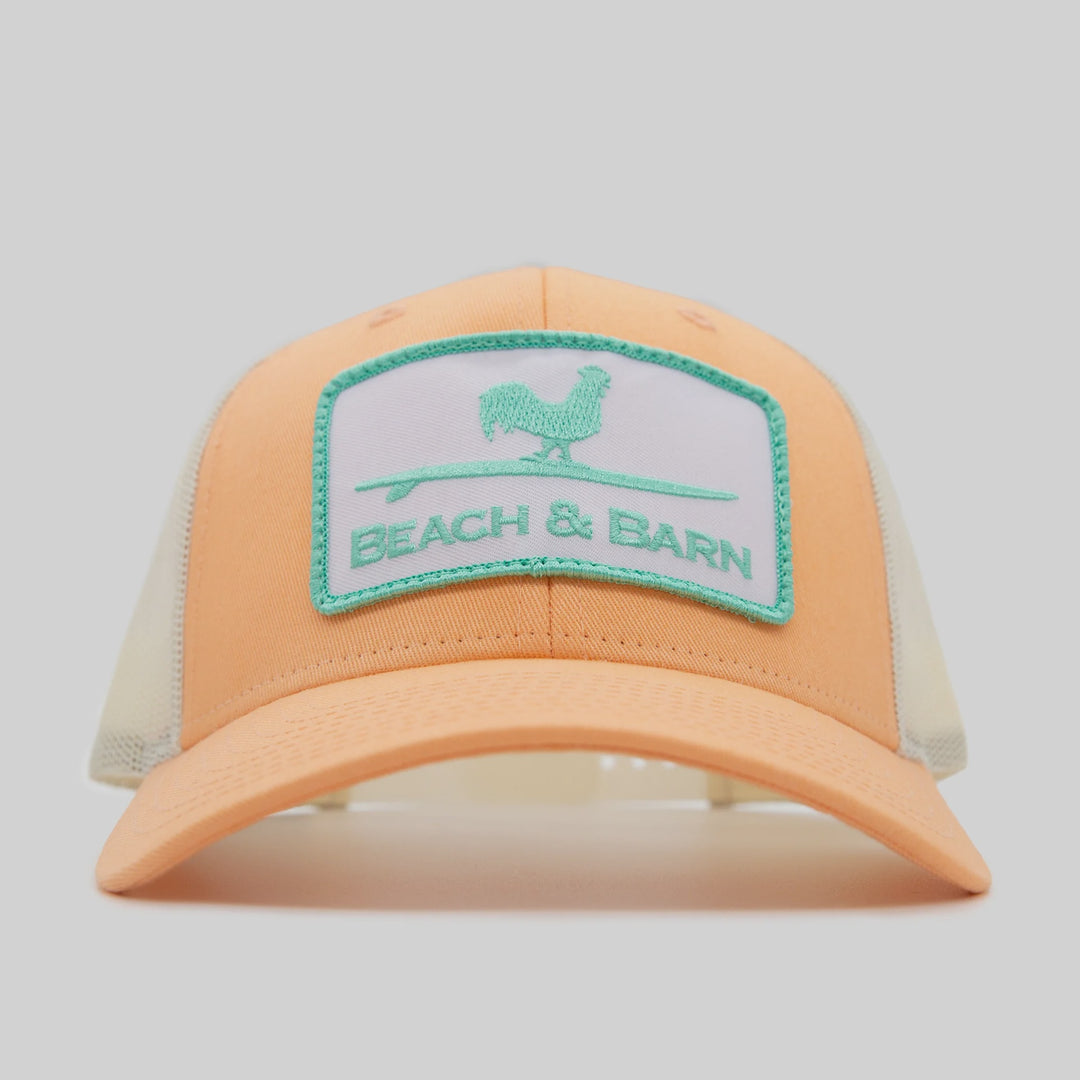 Beach and Barn Cooler Medium Snapback - Peach/Birch