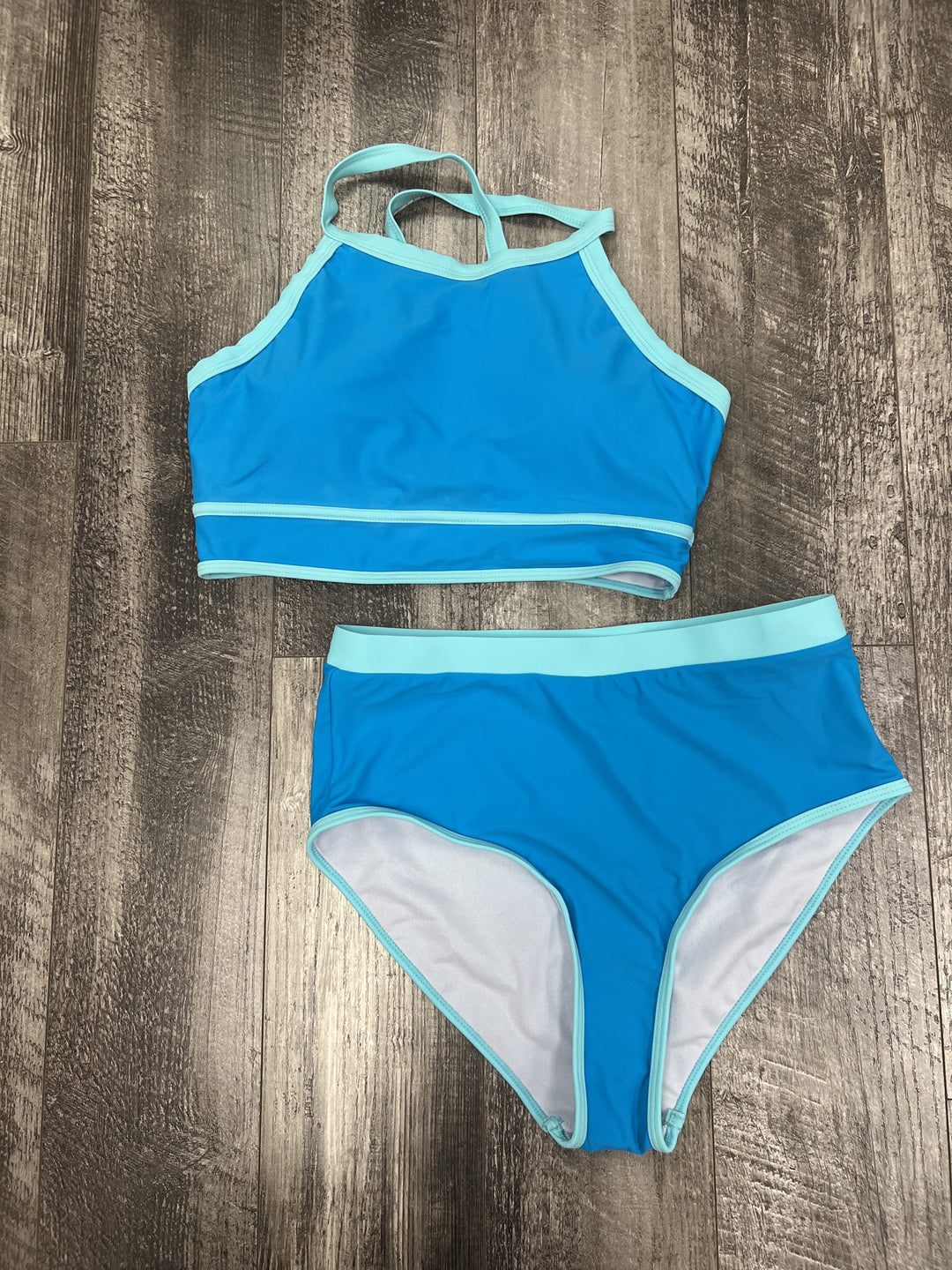 Contrast High Waist Bikini