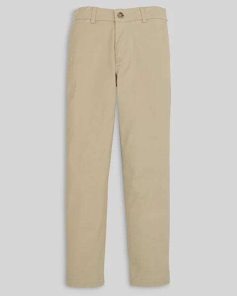 Posh Pickle Khaki Flat Front Straight Leg Pants