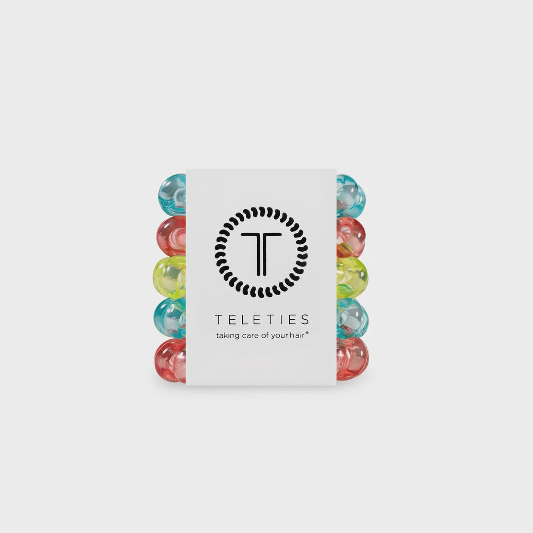 Teleties Spiral Hair Coils - Tiny - Summer Brights Hair Ties