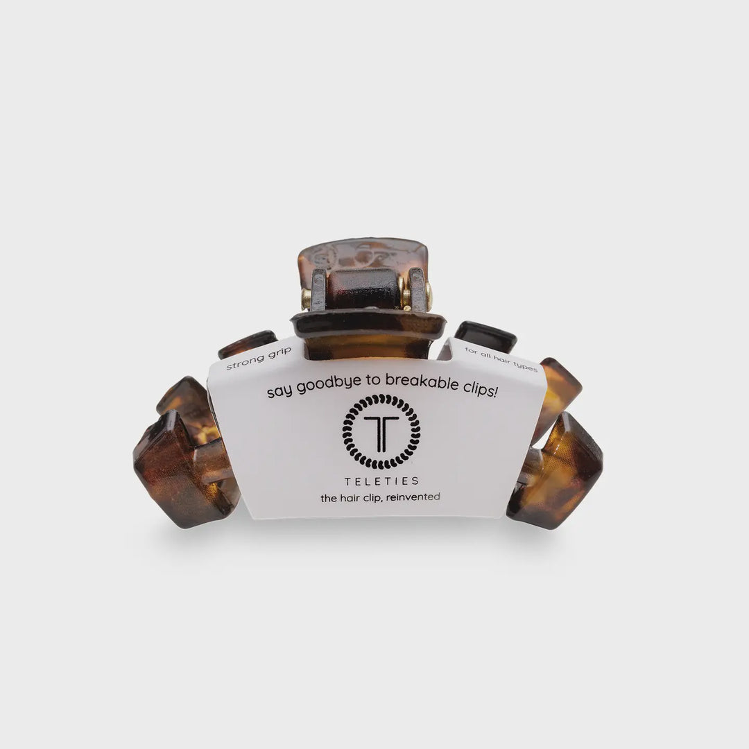 Teleties Tortoise Tiny Hair Clip