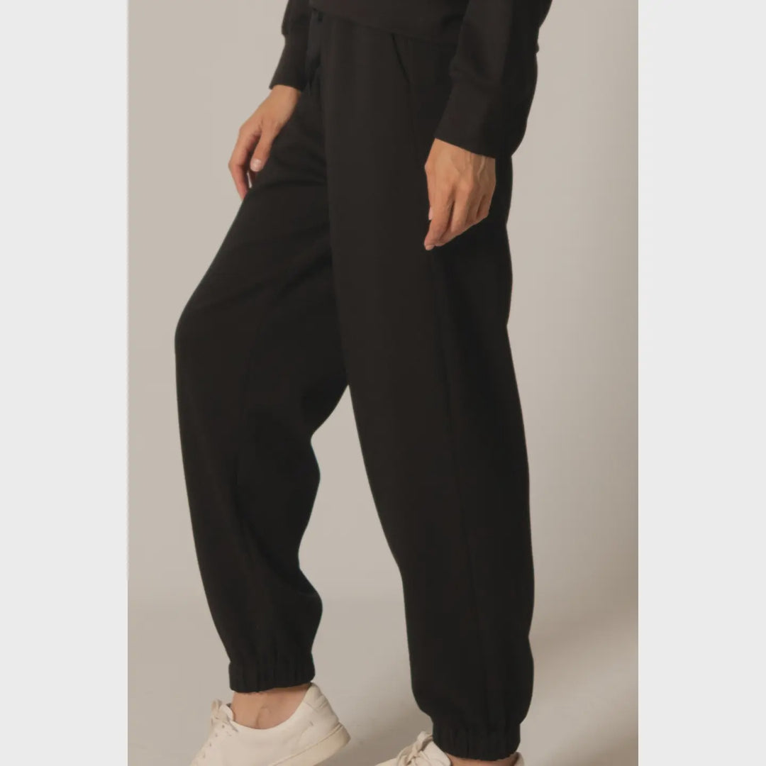 P. Cill Black Butter Modal Joggers