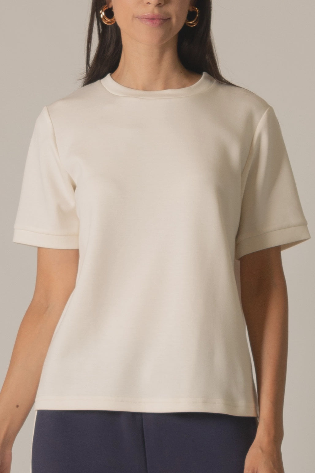P. Cill "Butter Modal" Round Neck Short Sleeve Tee