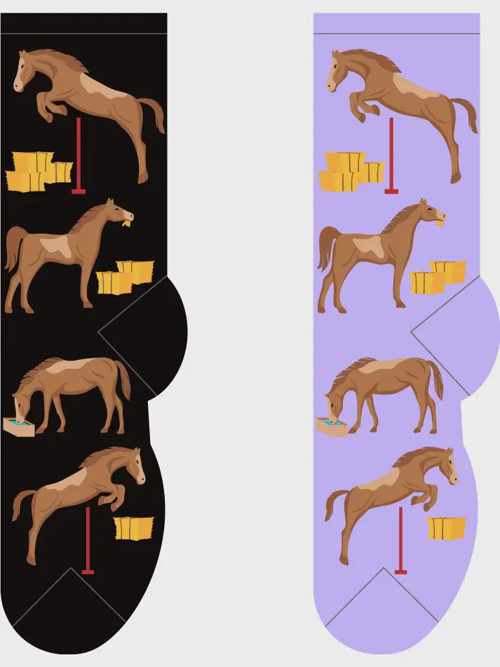 Foozy's Socks Horse Jumping