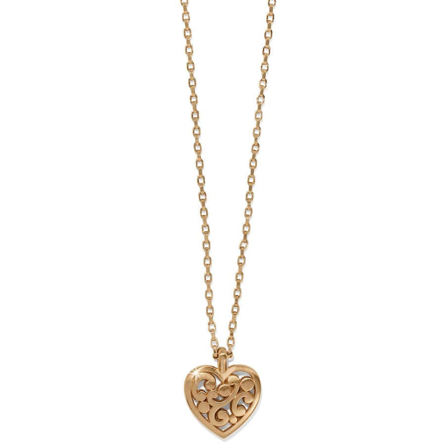 Brighton Contempo Heart Petite Necklace- Gold