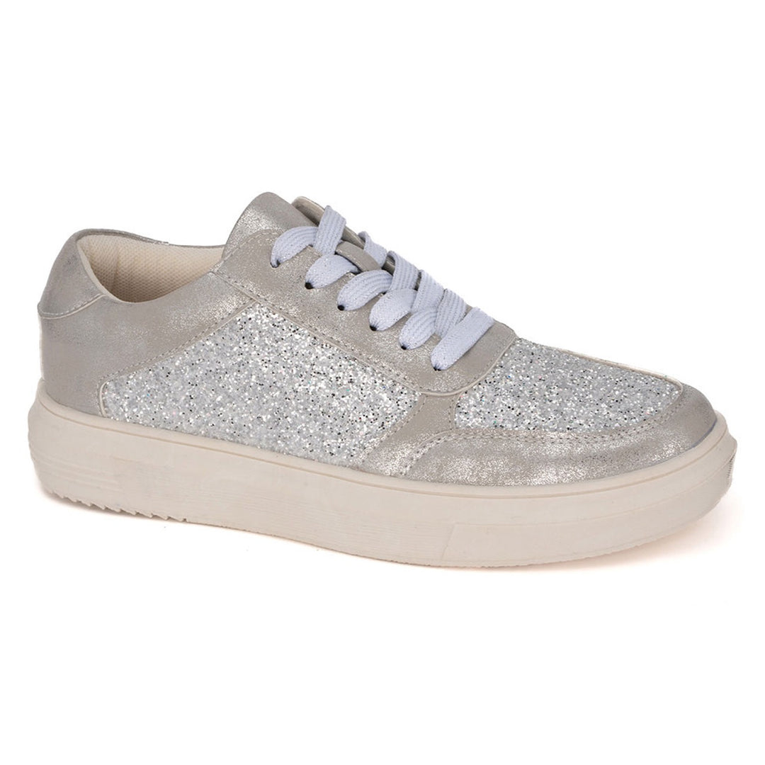 Corky's Silver Metallic Rad Sneakers