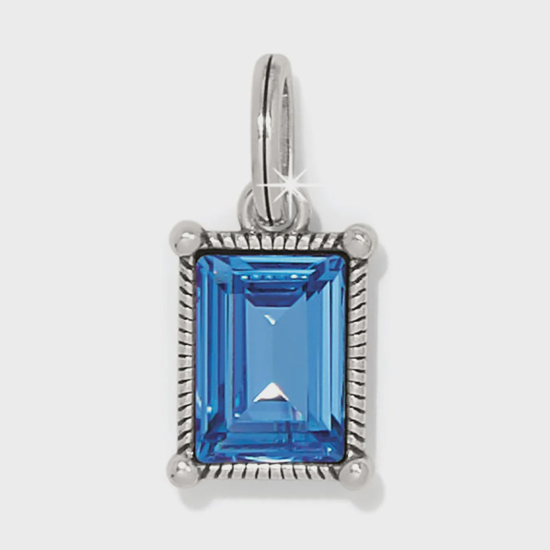 Brighton Silver-Ice Blue Cristela Color Amulet