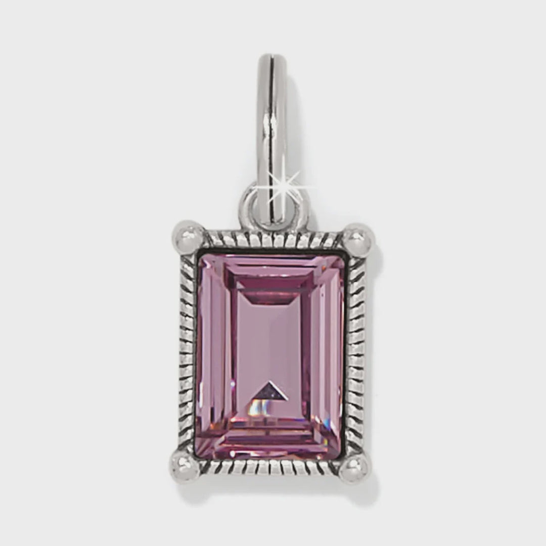 Brighton Silver-Light Amethyst Cristela Color Amulet