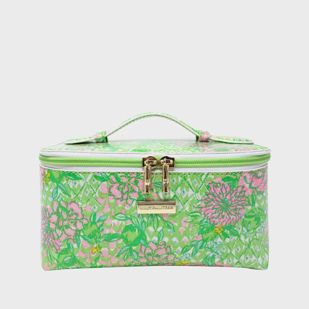 Lilly Pulitzer Vanity Case- Lime Feeling Good