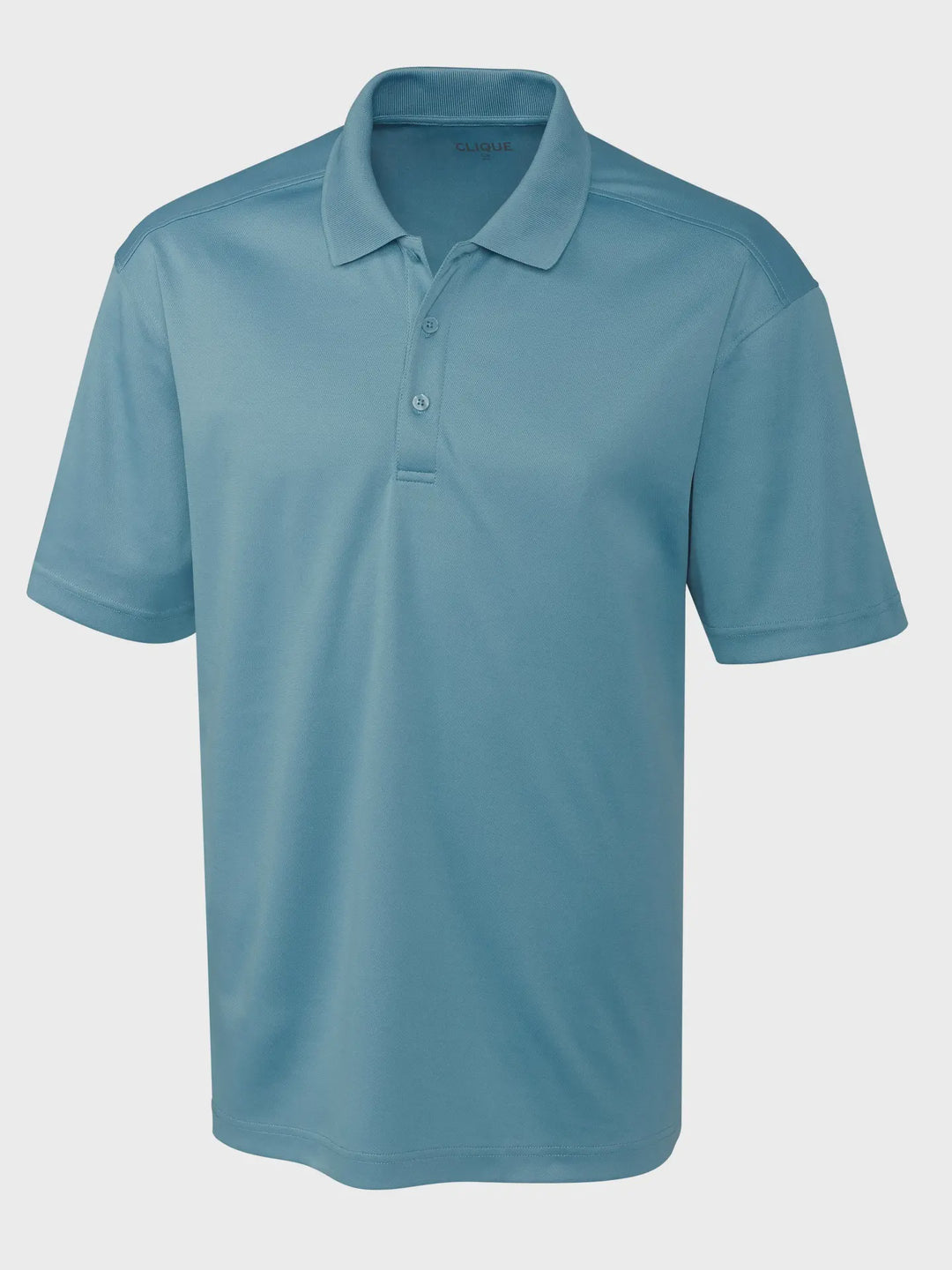 Cutter & Buck Clique Spin Eco Performance Pique Mens Polo- Dusty Blue