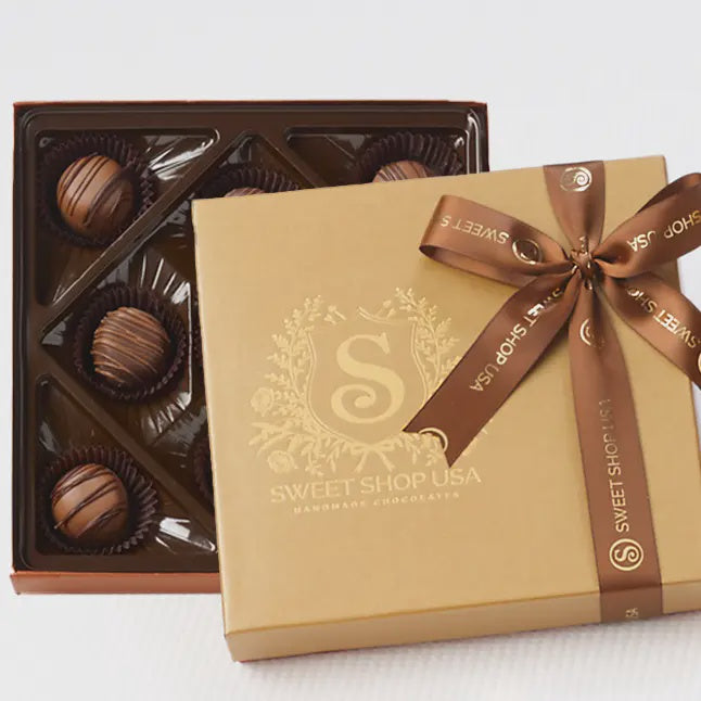 Sweet Shop USA 4.5oz 9pc Chocolate Truffles Signature Collection