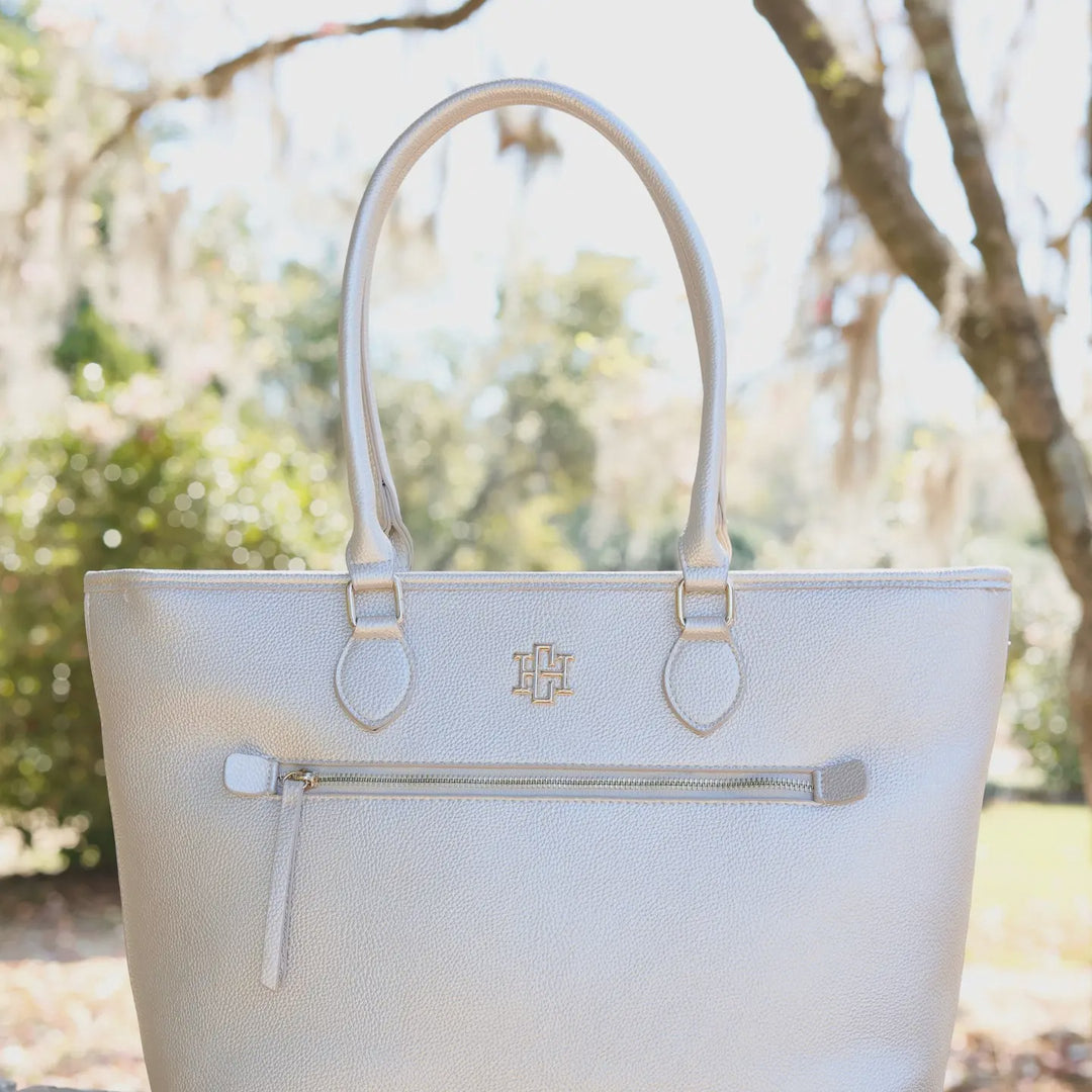 Caroline Hill Jayden Tote Pearl