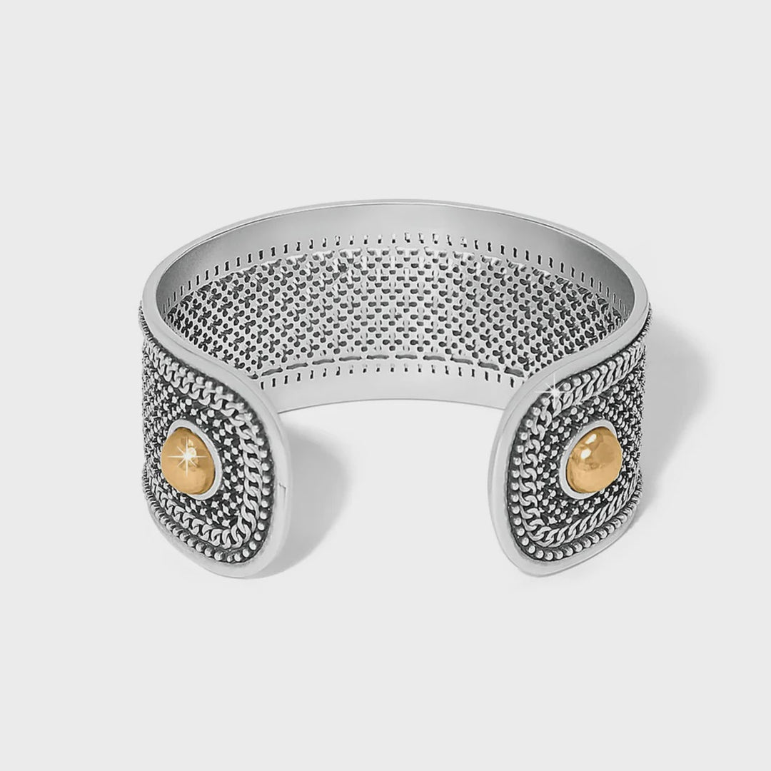 Brighton Ferrara Segreta Cuff Bracelet- Silver- Gold