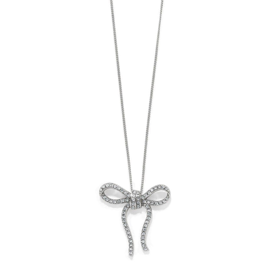 Brighton Illumina Bow Necklace- Silver