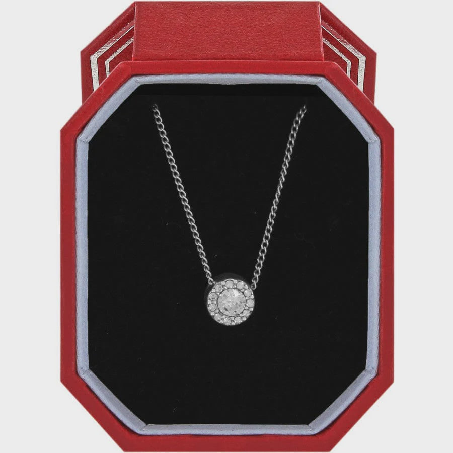 Illumina Mini Solitaire Necklace Silver