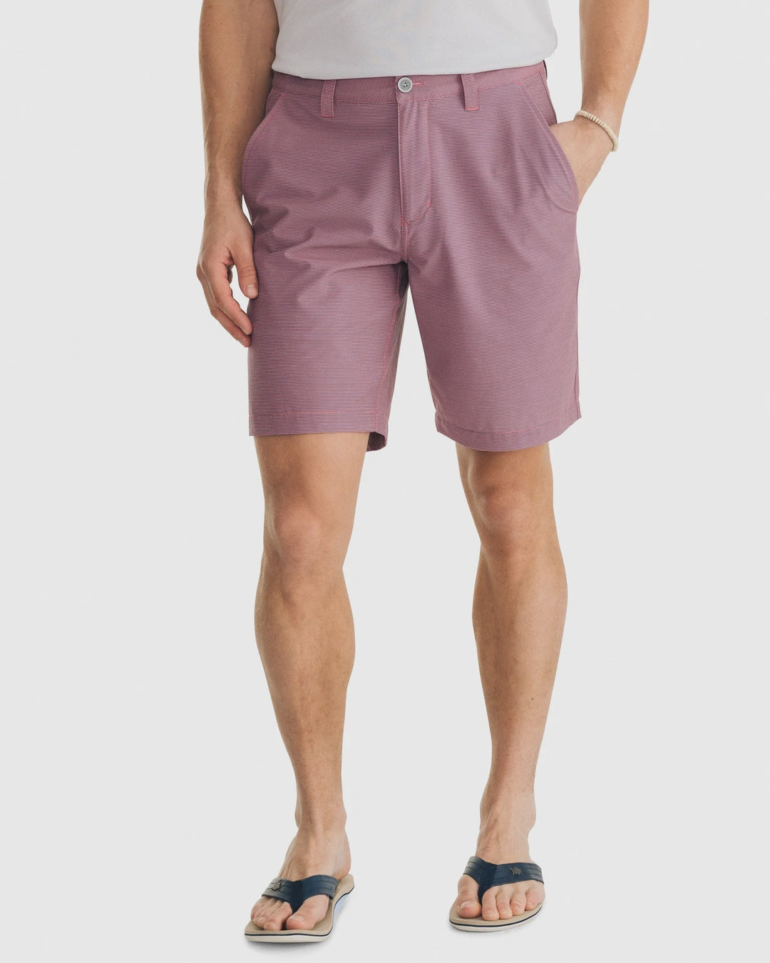 Southern Tide Georgia Peach T3 Gulf Heather Stripe Short