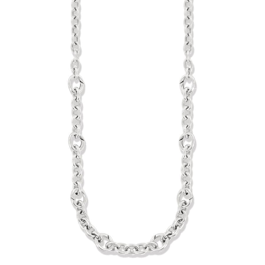 Brighton SIlver Luxe Link Charm Necklace