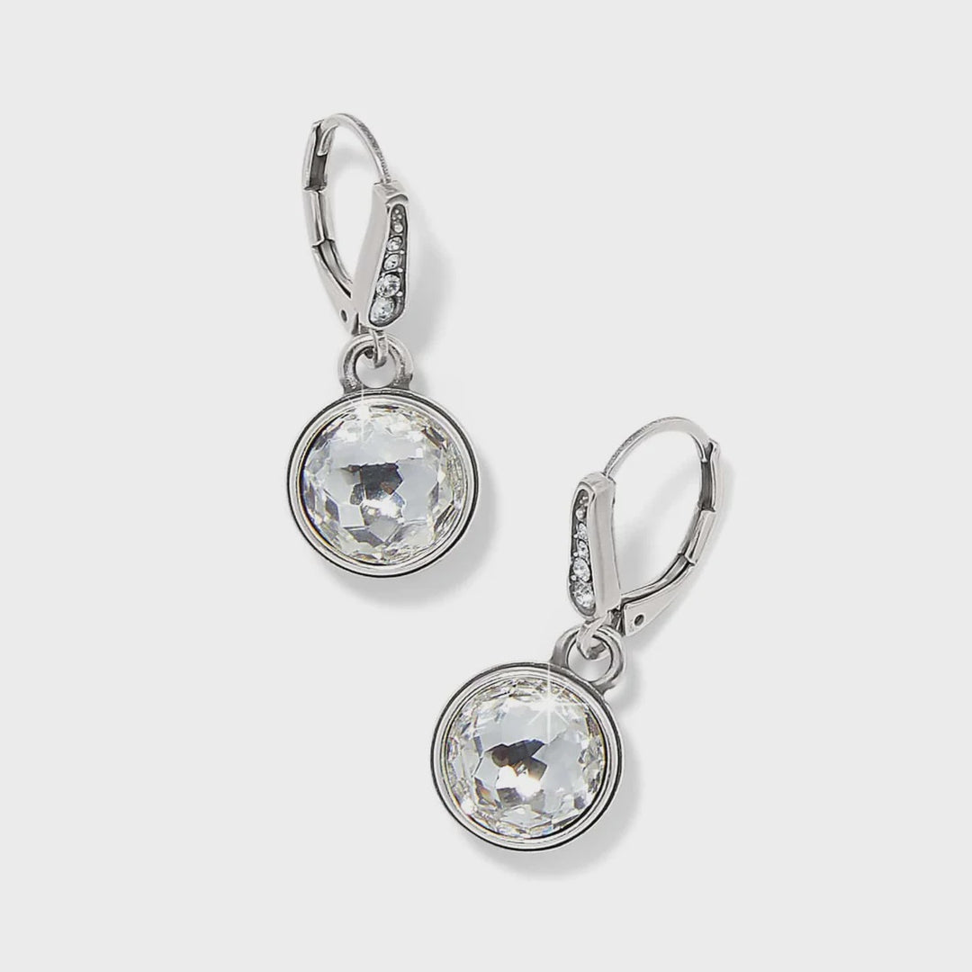 Brighton Meridian Aurora Leverback Earrings- Silver