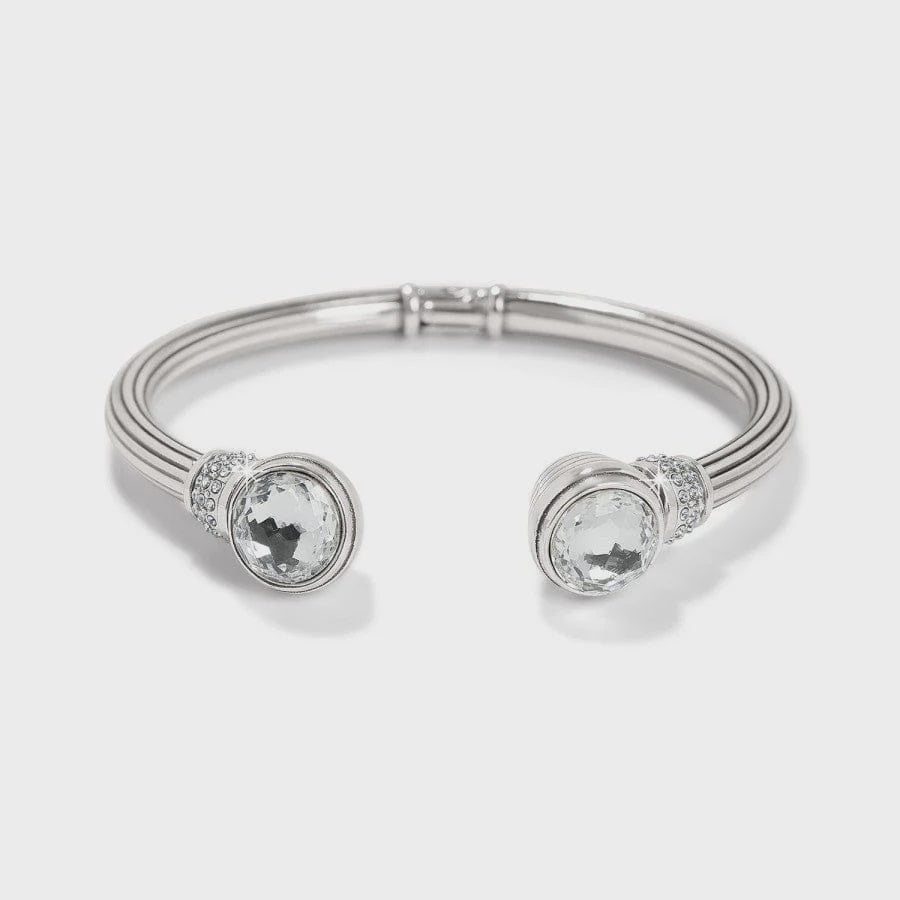 Brighton Meridian Aurora Petite Hinge Bangle- Silver