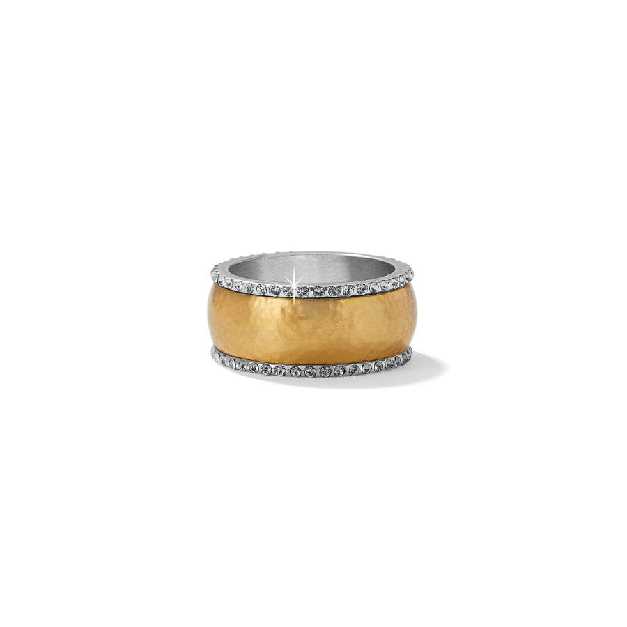 Brighton Meridian Geo Band Ring- Gold