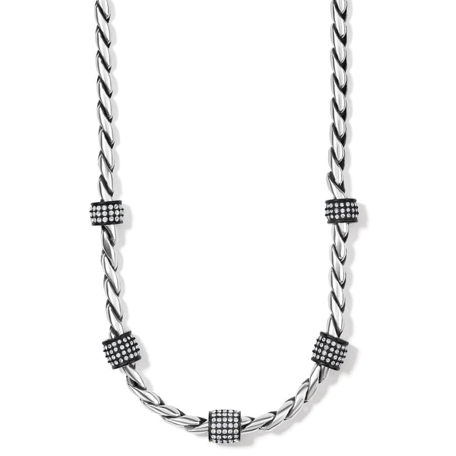 Brighton Meridian Necklace - Black/Silver