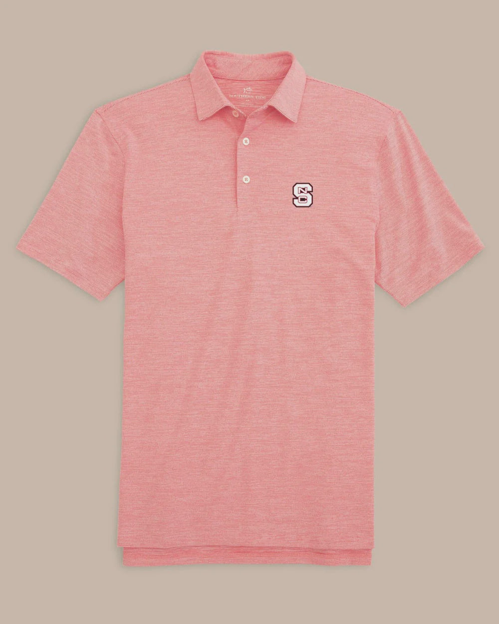 Southern Tide NC State Driver Spacedye Polo Shirt