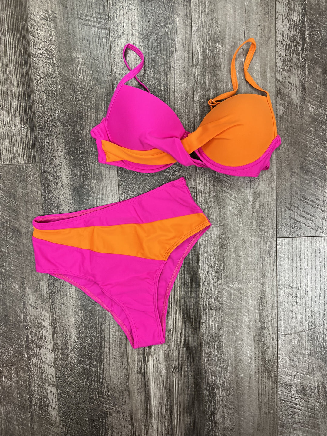 Neon Colorblock Bikini