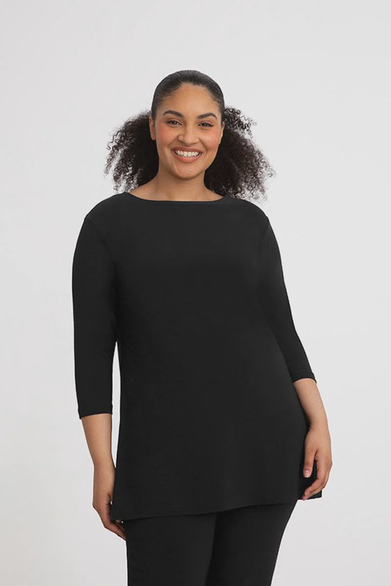 Sympli 3/4 Sleeve Nu Ideal Tunic