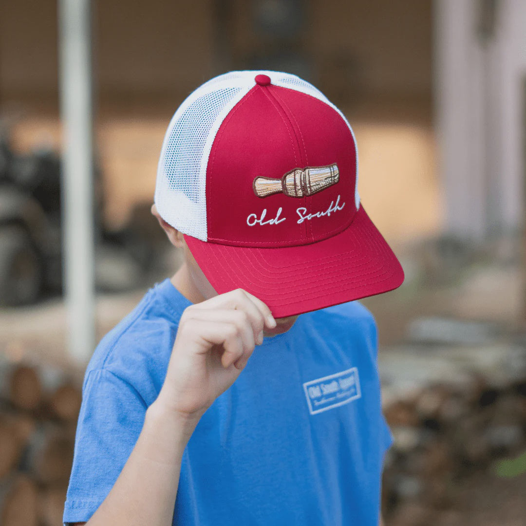 Old South Youth Cardinal/White Trucker Hat